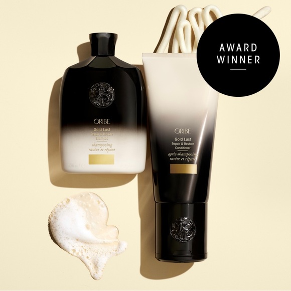 Oribe Hair Full Set Of Oribe Gold Lust Shampoo Conditioner And Gold
